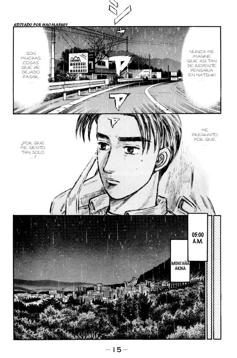Initial D capítulo 322, página 15
