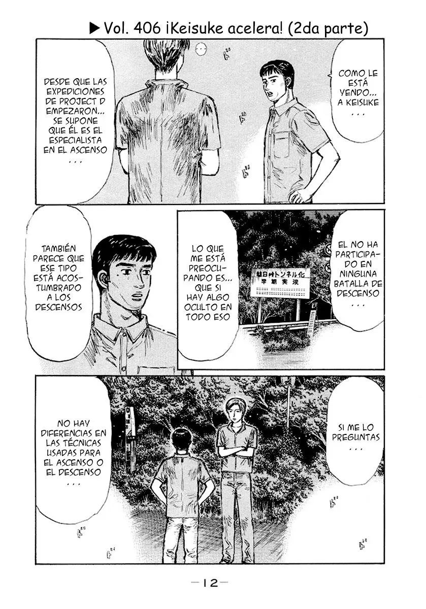 Initial D capítulo 406, página 1
