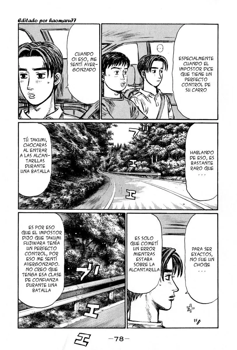 Initial D capítulo 428, página 6