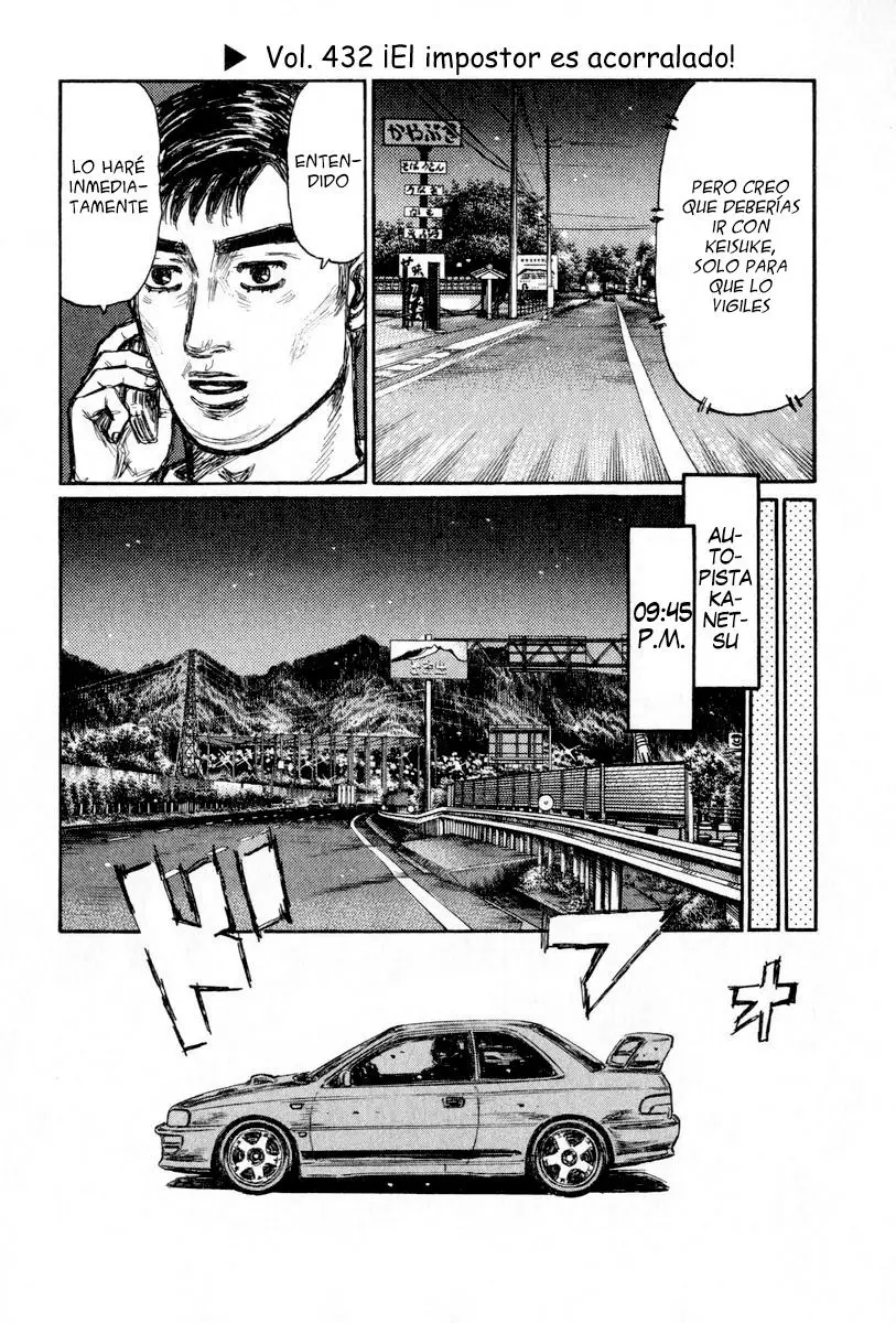 Initial D capítulo 432, página 1