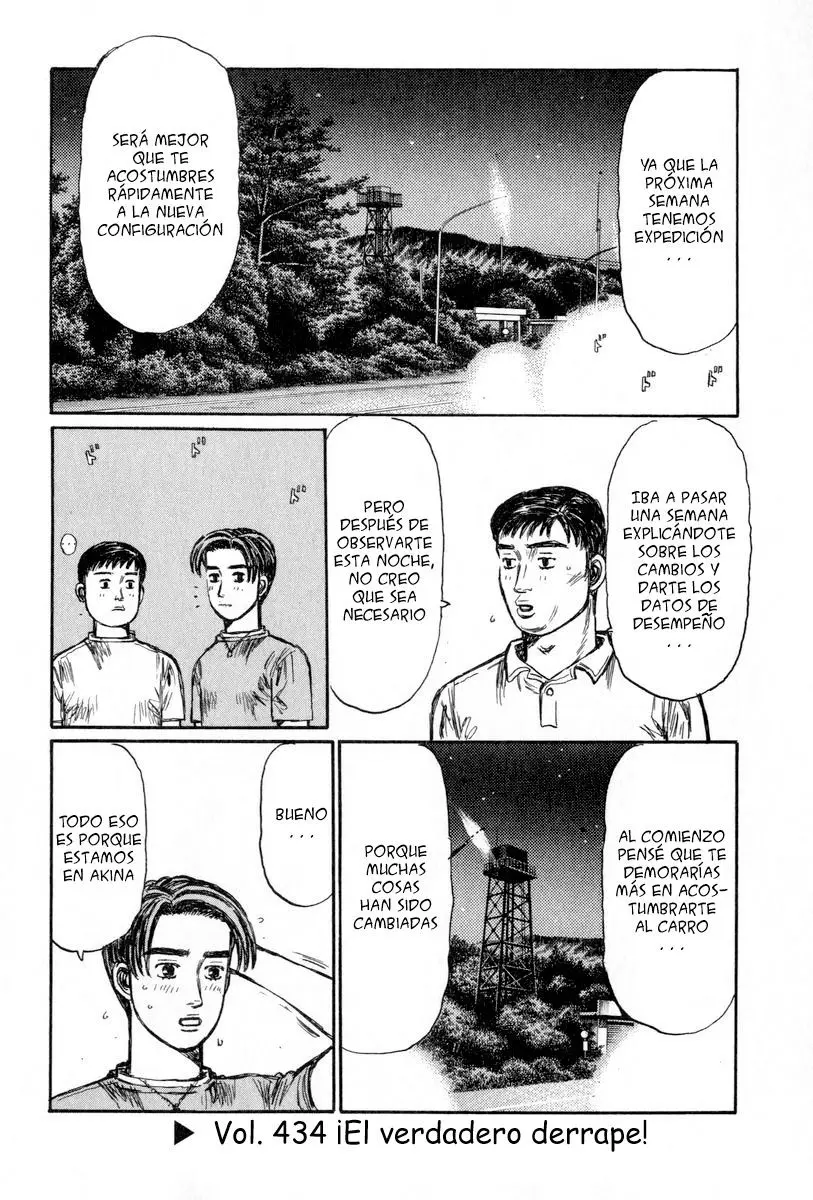 Initial D capítulo 434, página 1