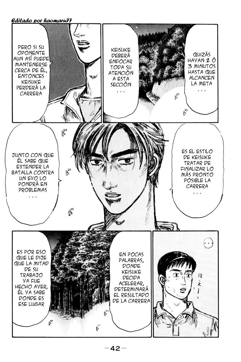 Initial D capítulo 458, página 7