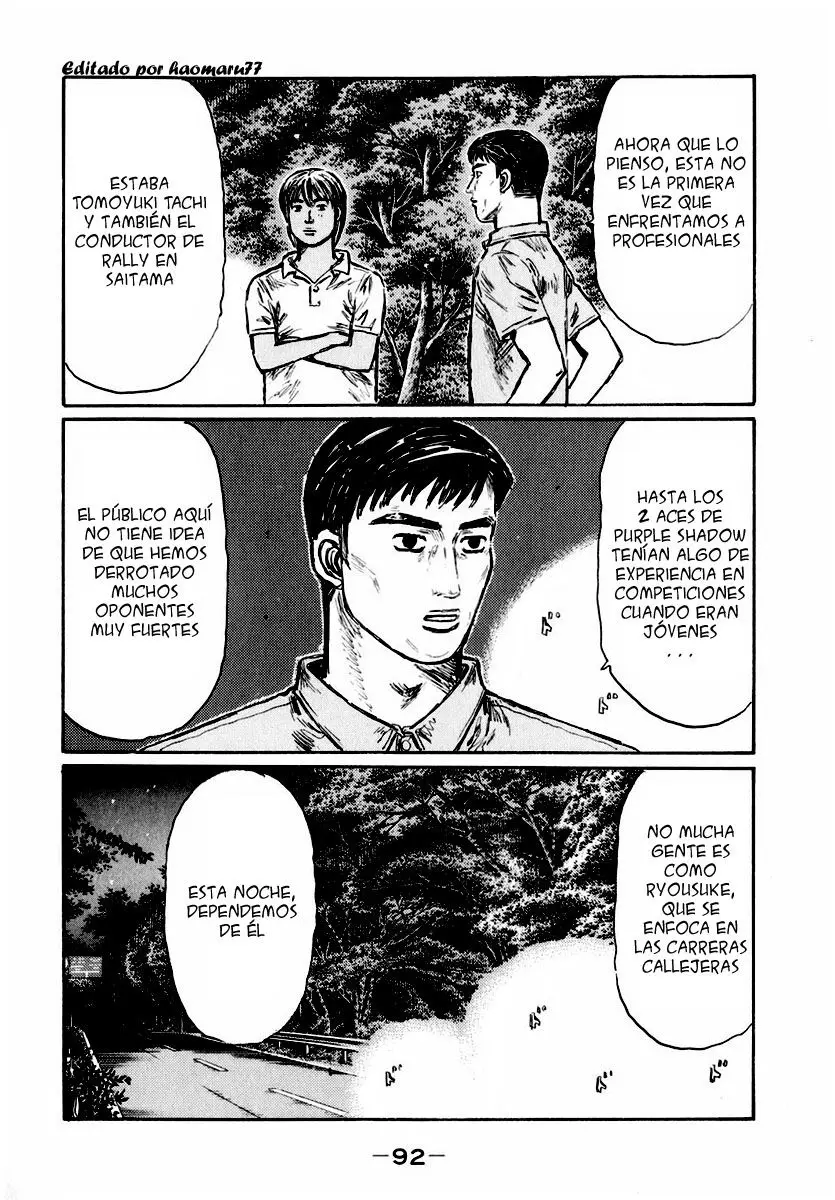 Initial D capítulo 495, página 5