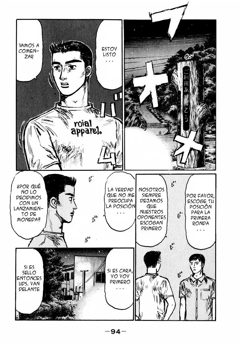 Initial D capítulo 495, página 7