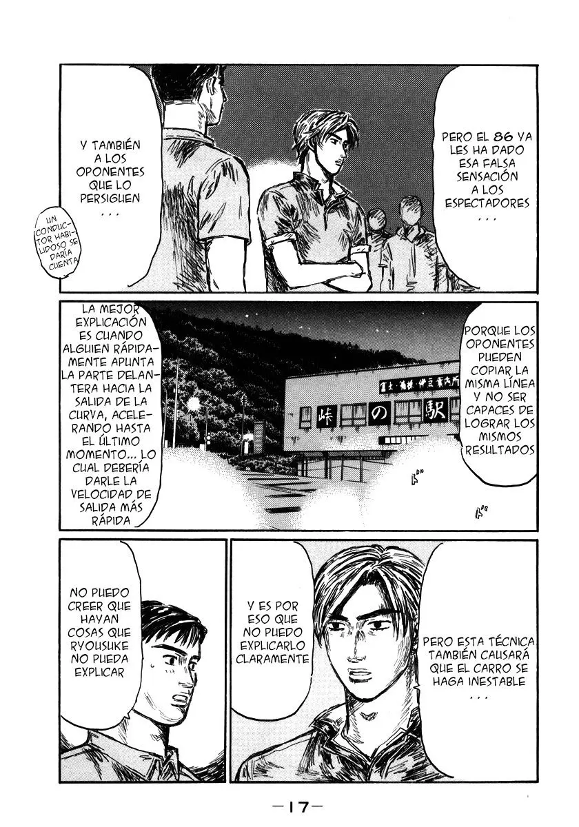 Initial D capítulo 503, página 16