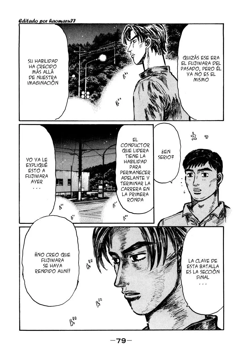 Initial D capítulo 509, página 4