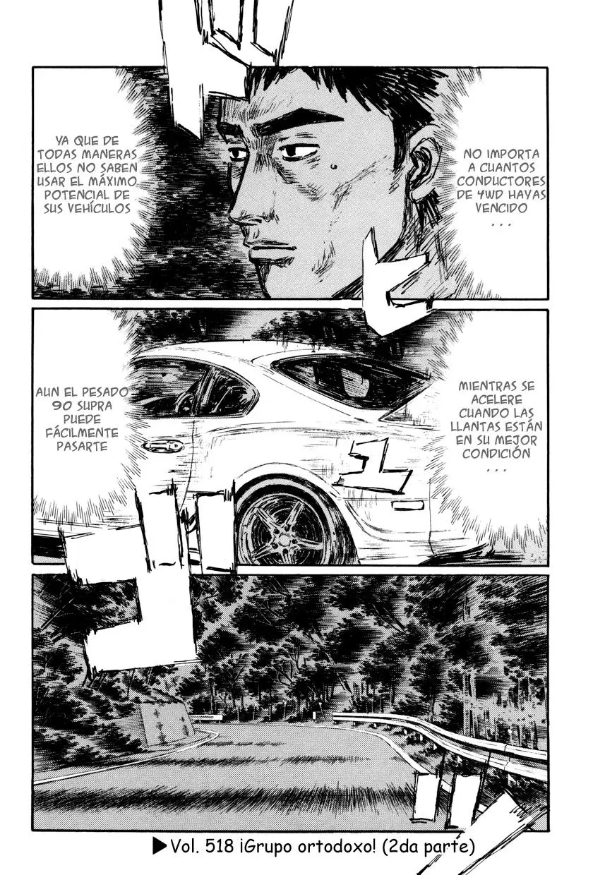 Initial D capítulo 518, página 1