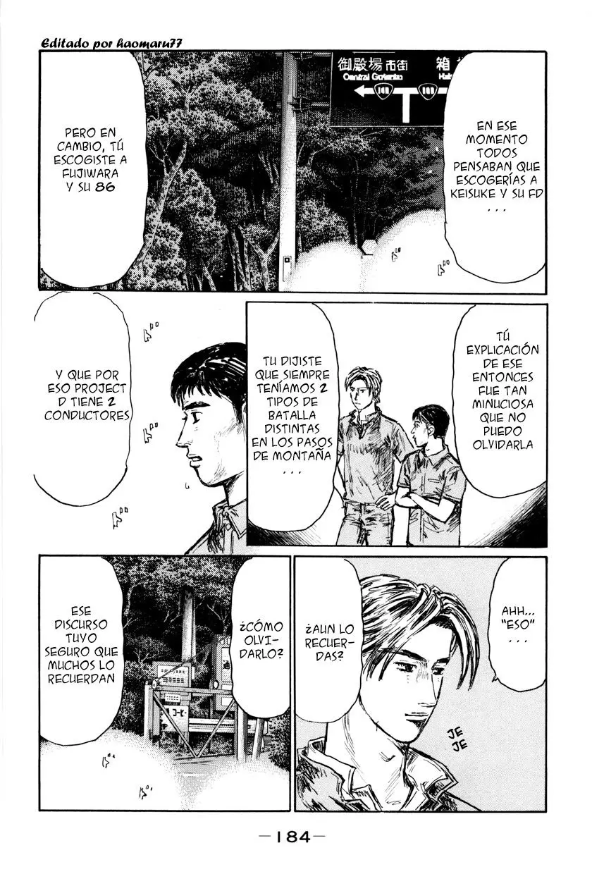 Initial D capítulo 518, página 7