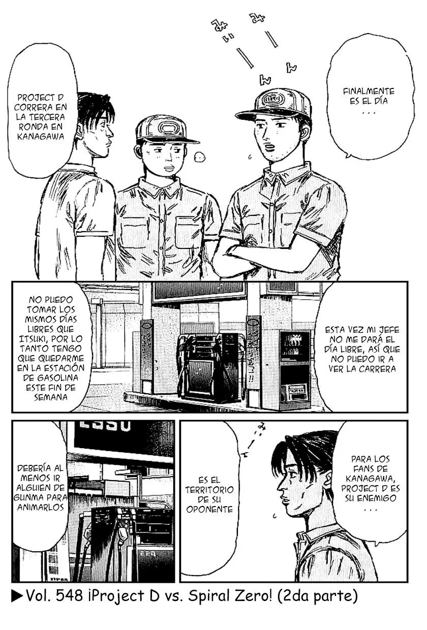 Initial D capítulo 548, página 1