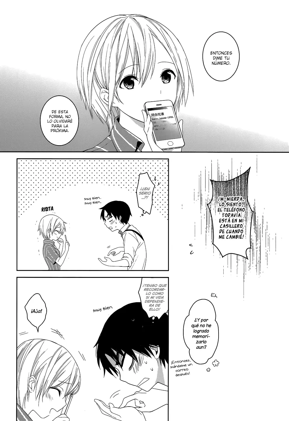 Itoshi no Karin capítulo 3, página 11