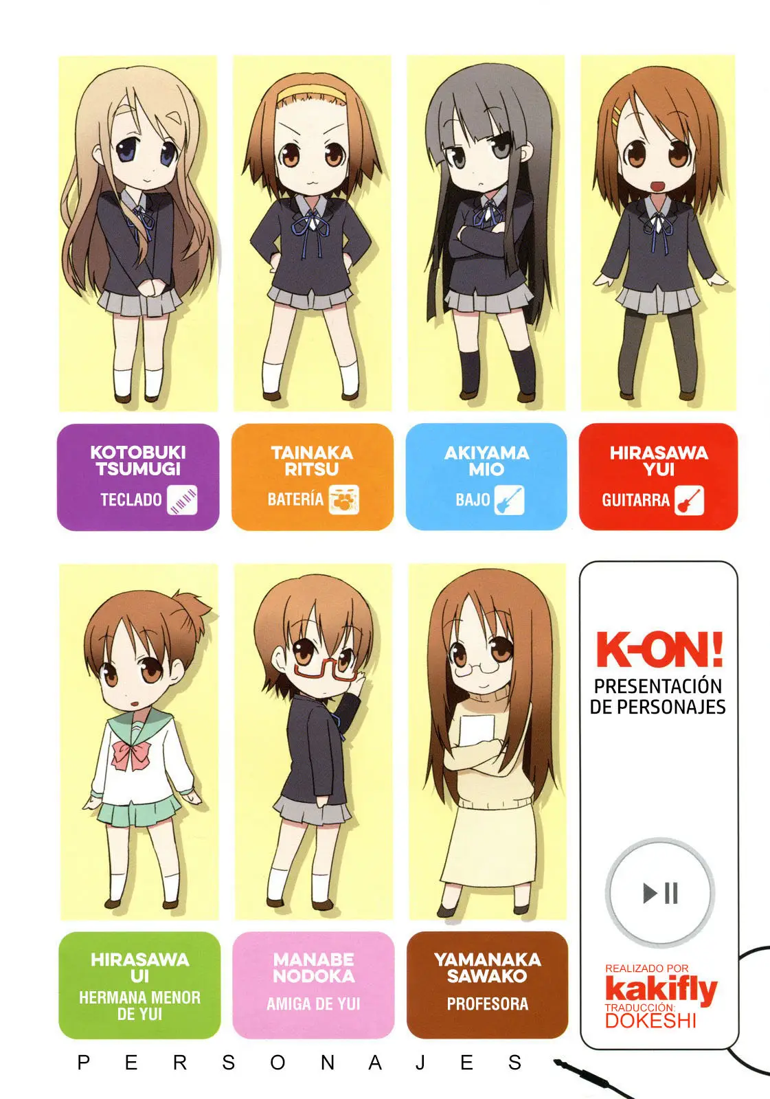 K-ON! capítulo 0, página 9