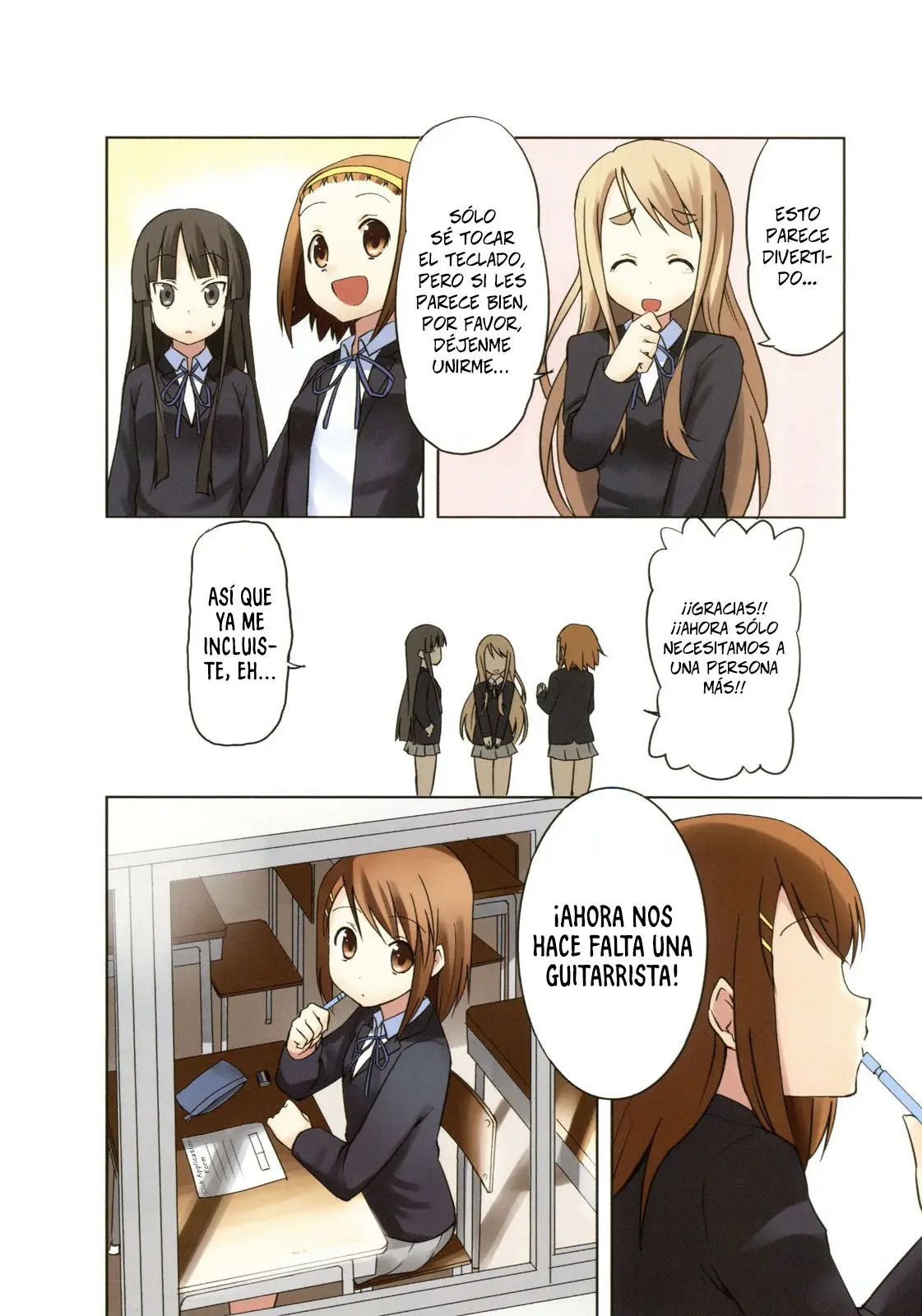 K-ON! capítulo 0, página 15