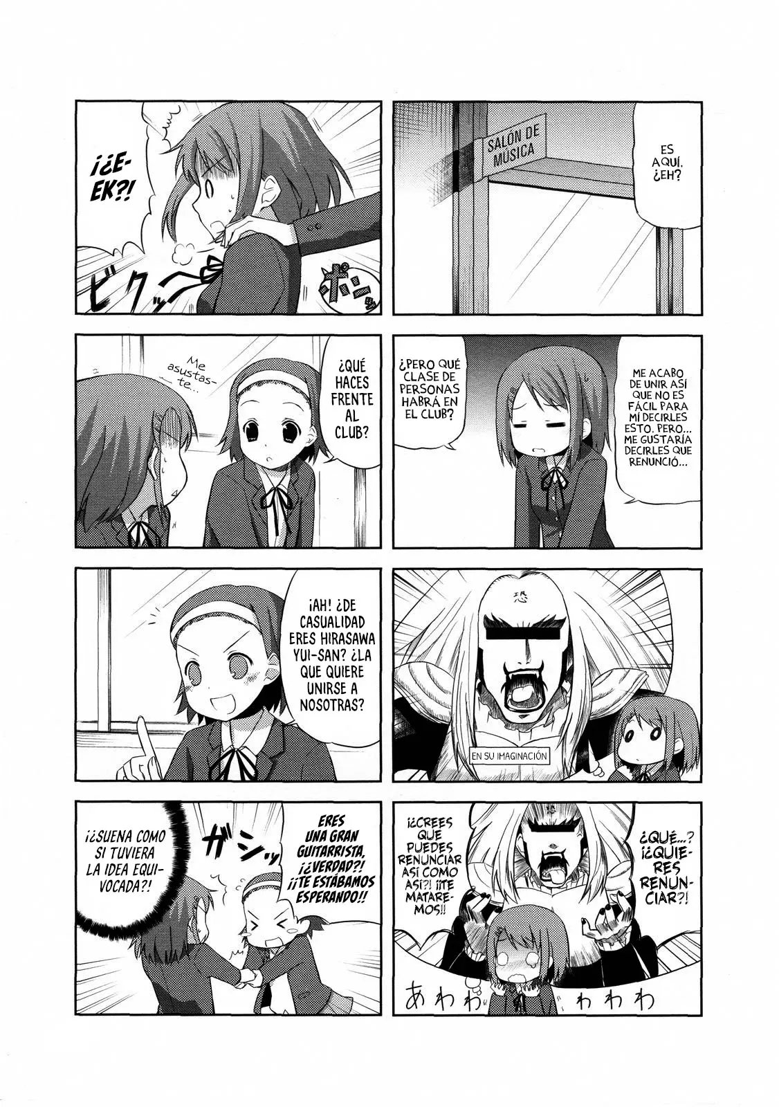 K-ON! capítulo 1, página 4