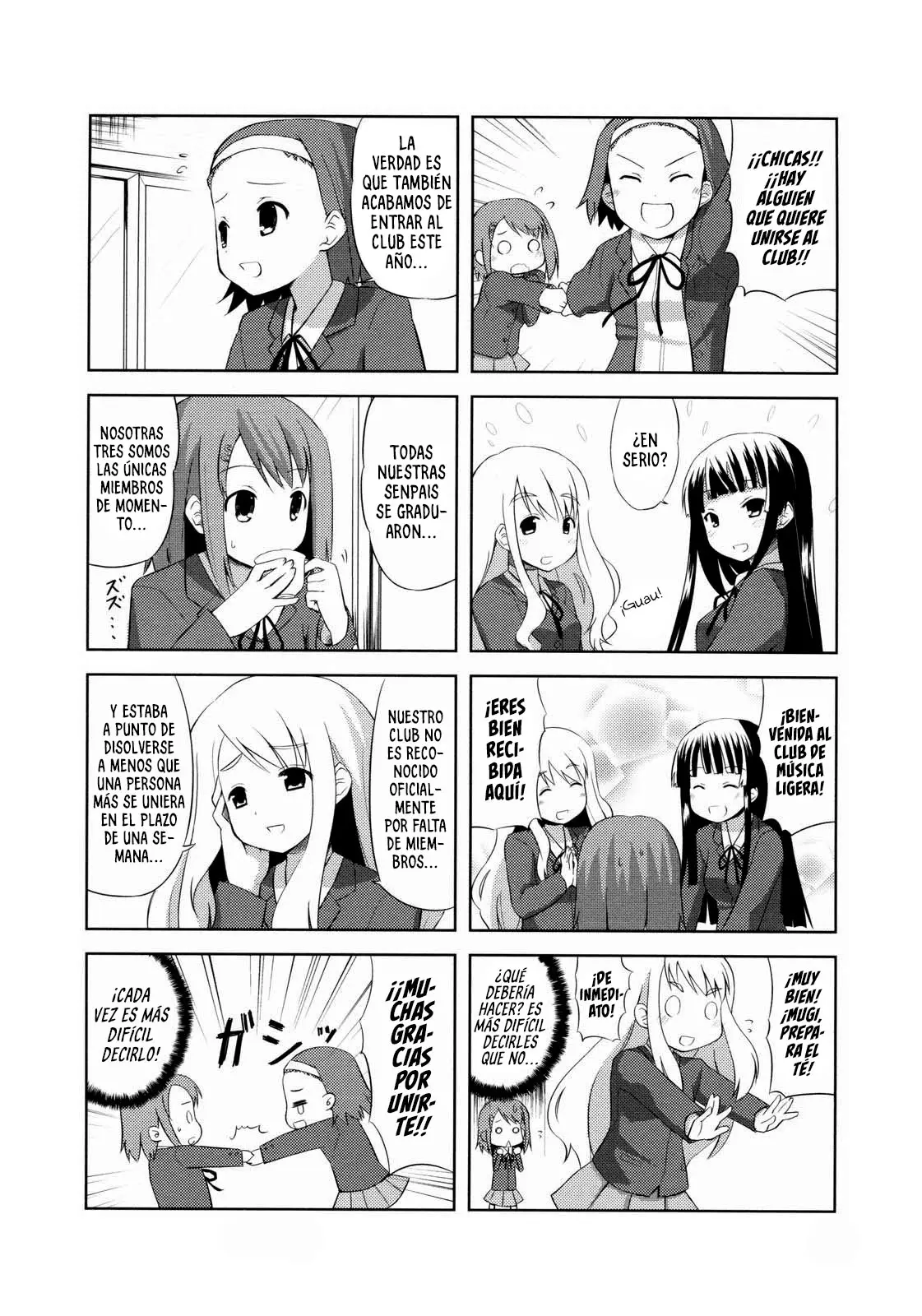 K-ON! capítulo 1, página 5