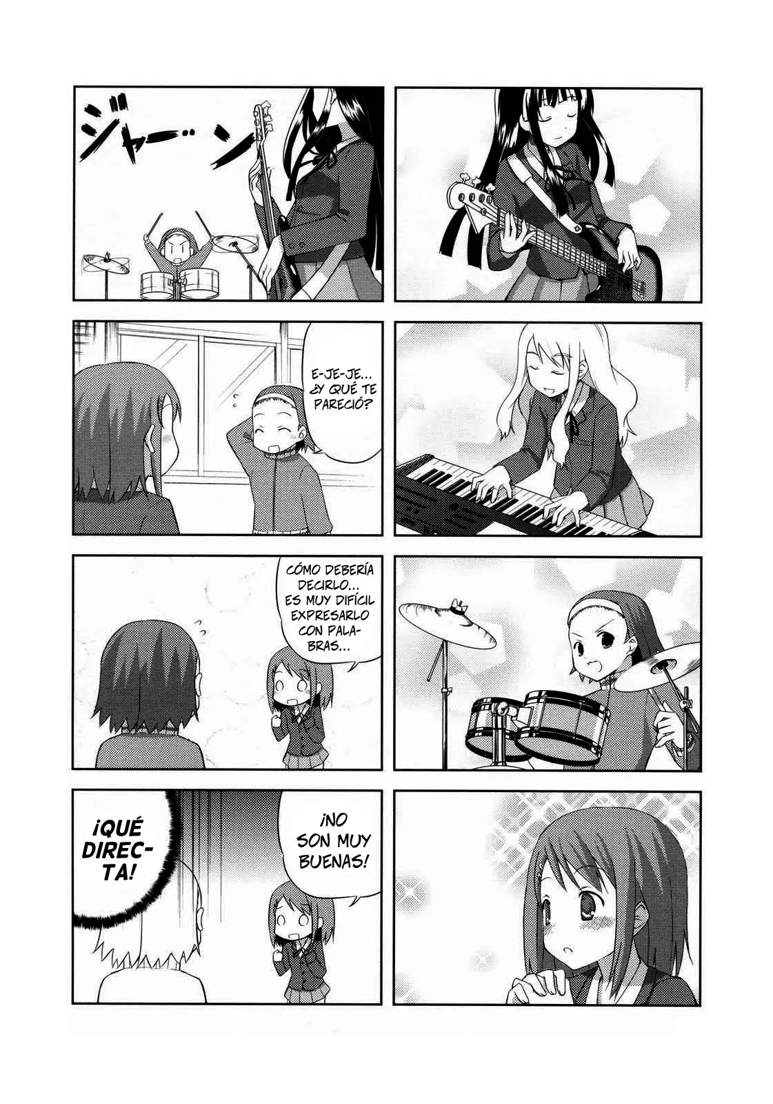 K-ON! capítulo 1, página 7
