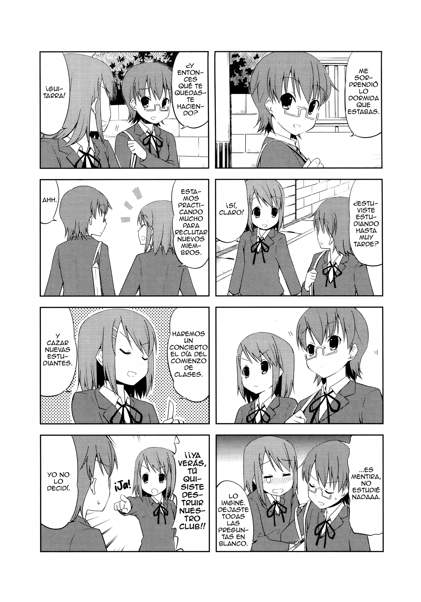 K-ON! capítulo 12, página 2