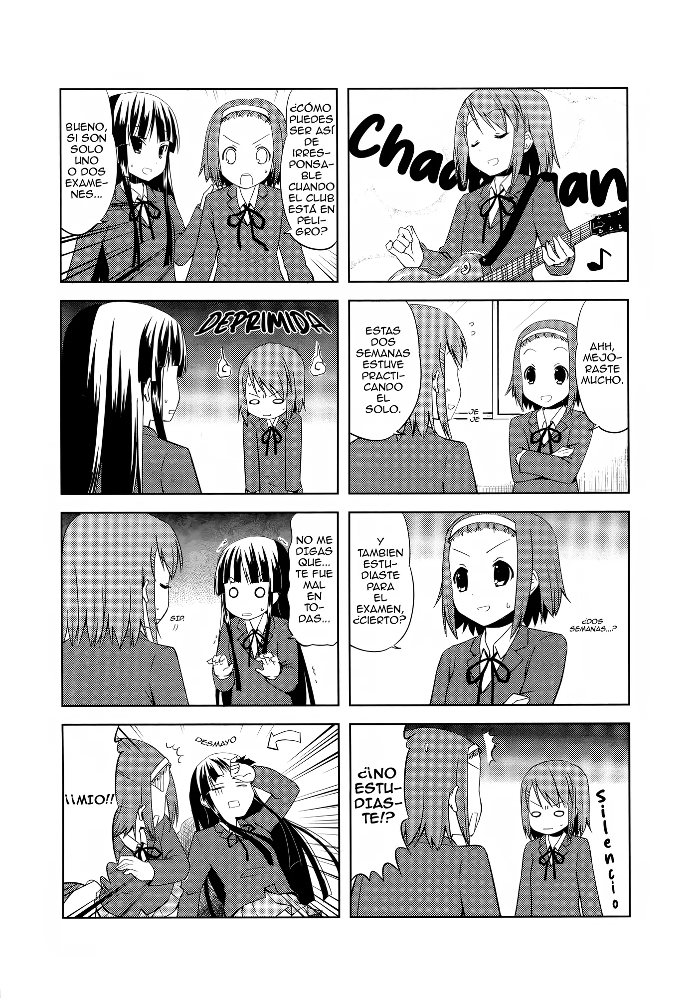 K-ON! capítulo 12, página 3