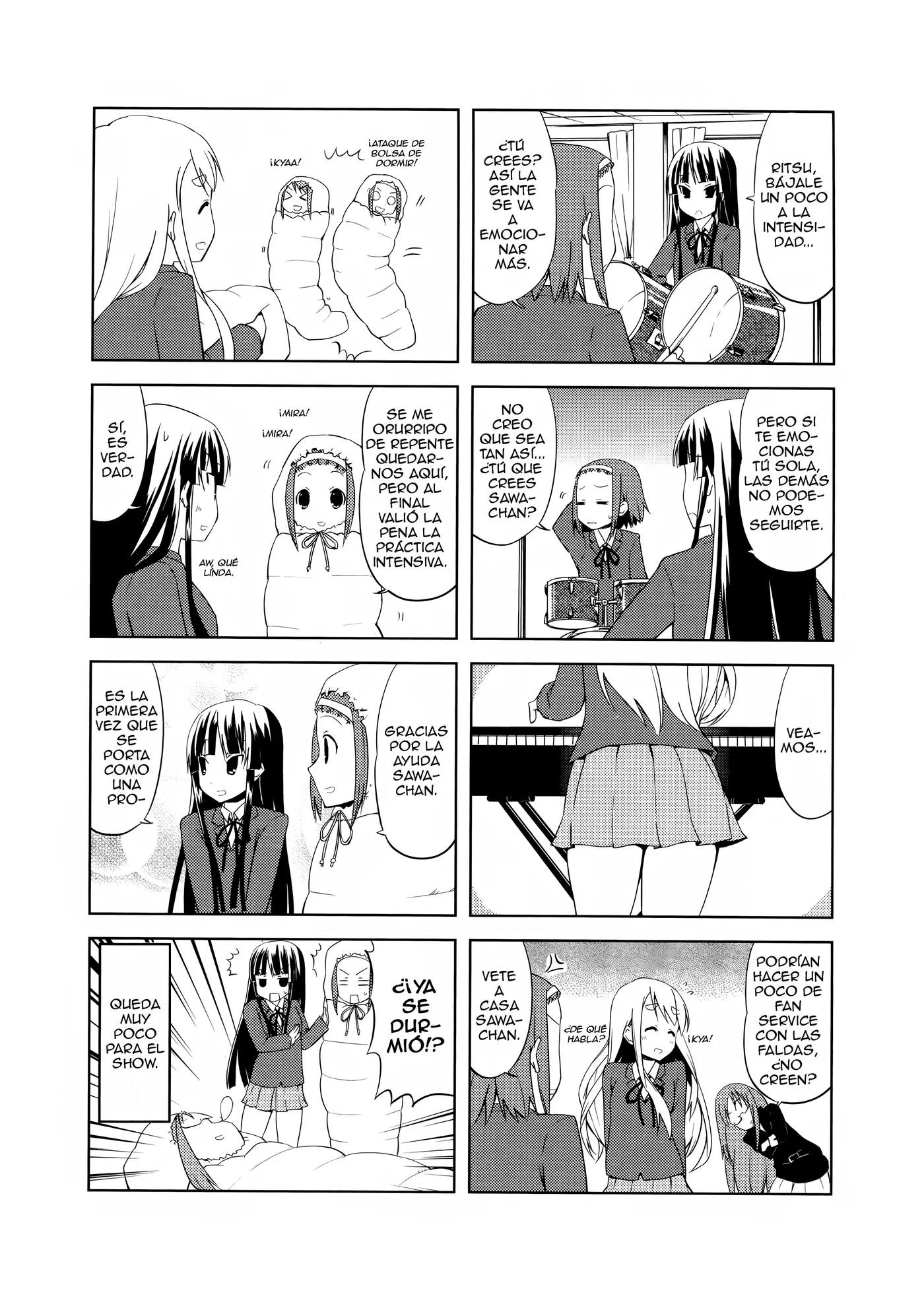 K-ON! capítulo 12, página 8
