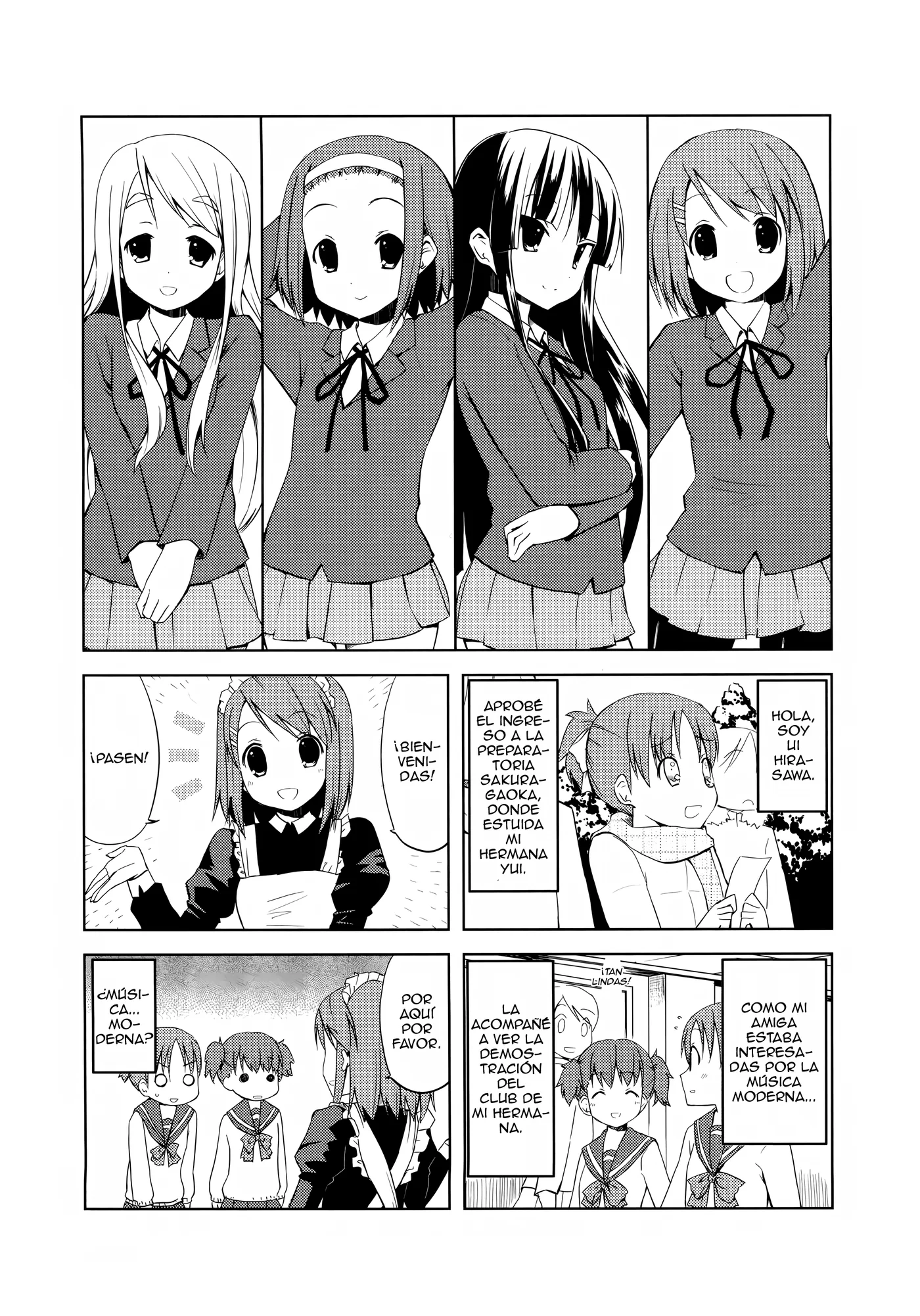 K-ON! capítulo 13, página 1