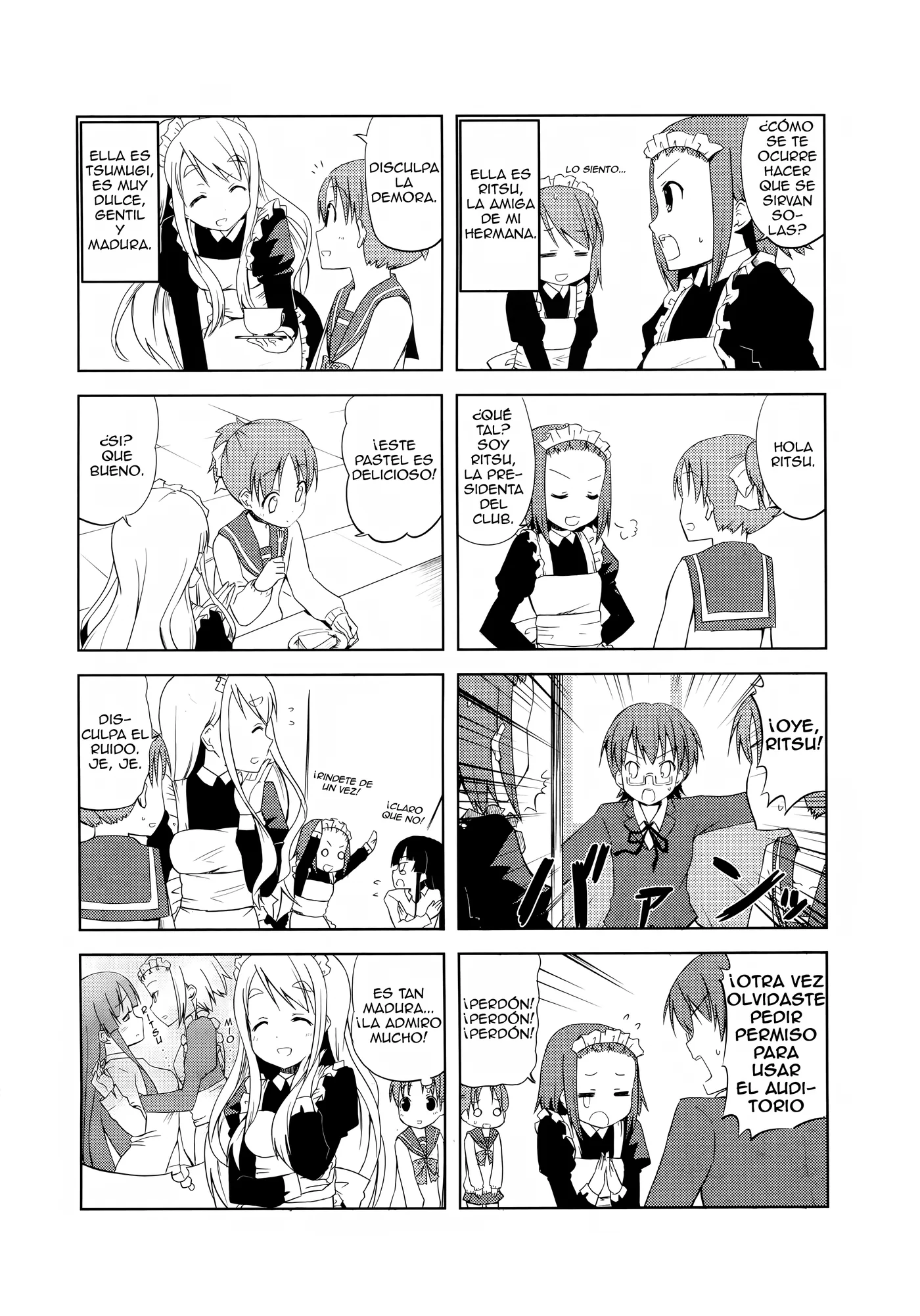 K-ON! capítulo 13, página 3