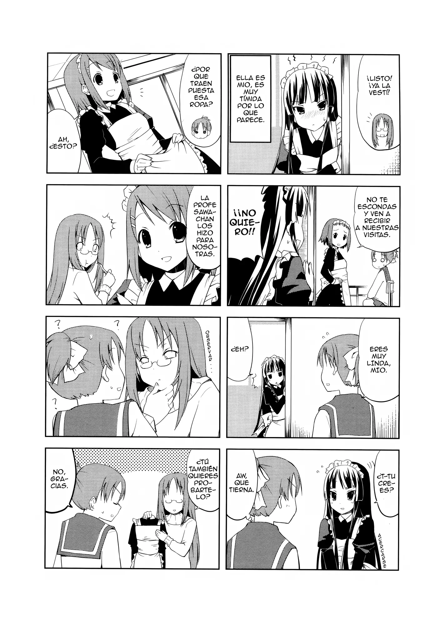 K-ON! capítulo 13, página 4