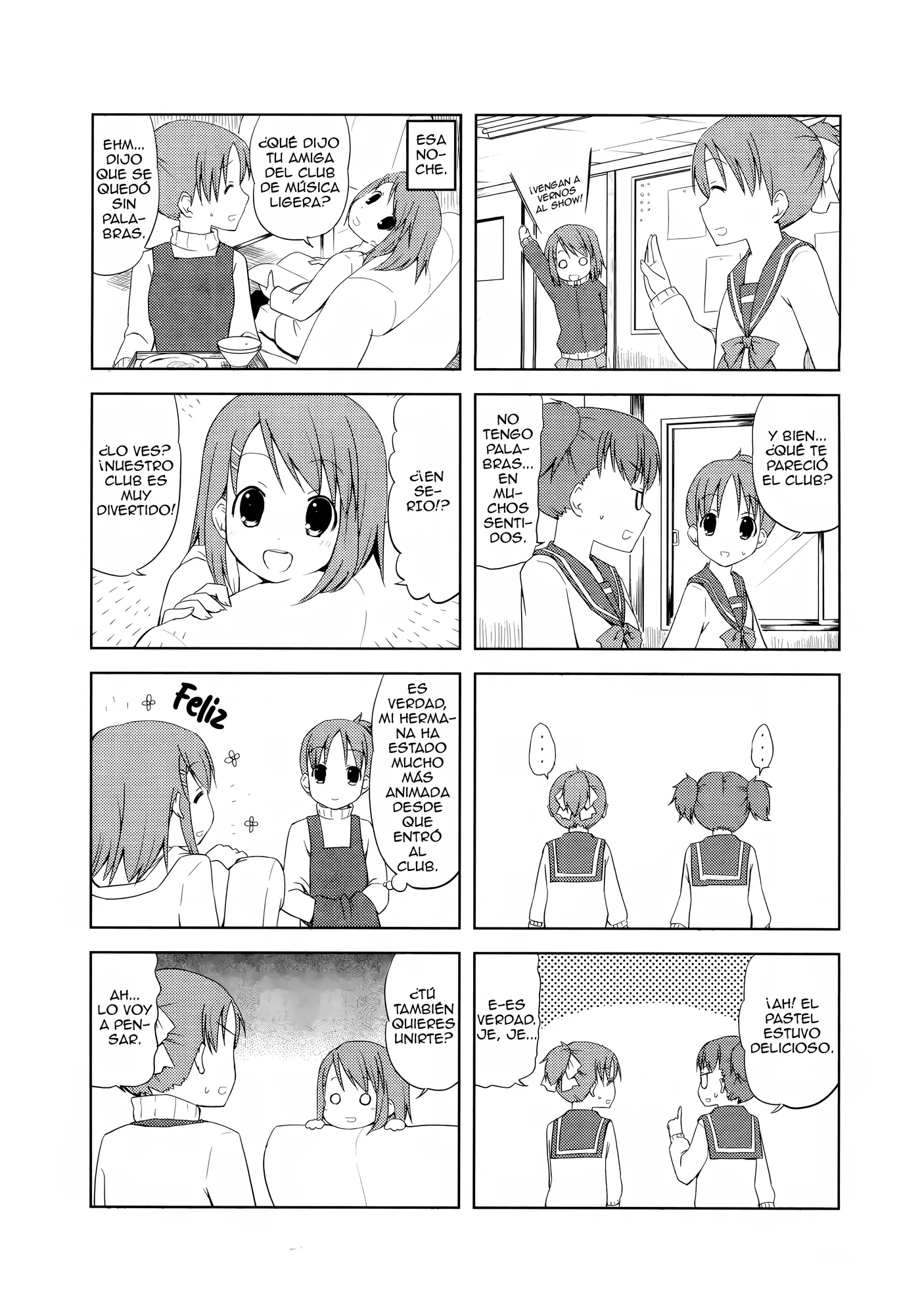 K-ON! capítulo 13, página 6