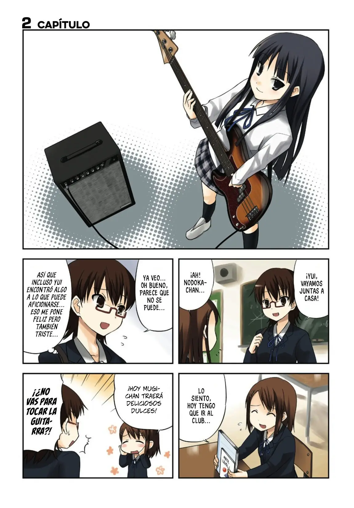 K-ON! capítulo 2, página 2
