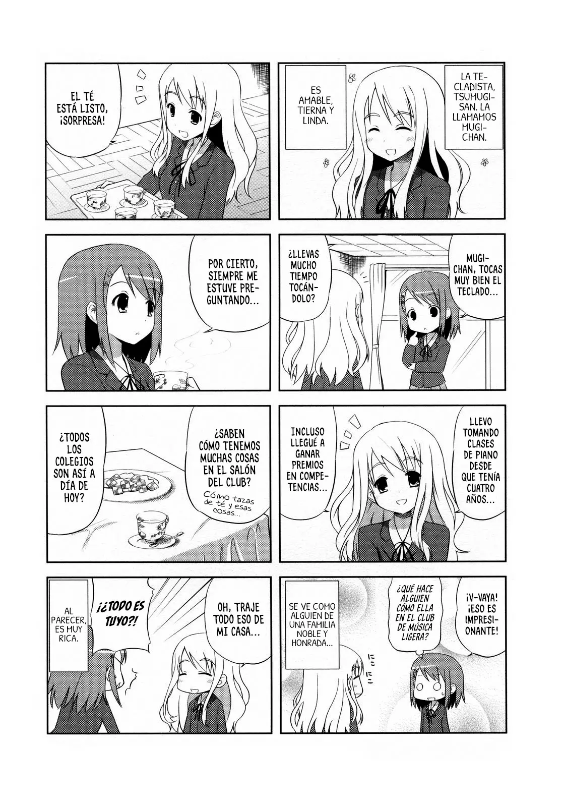 K-ON! capítulo 2, página 4