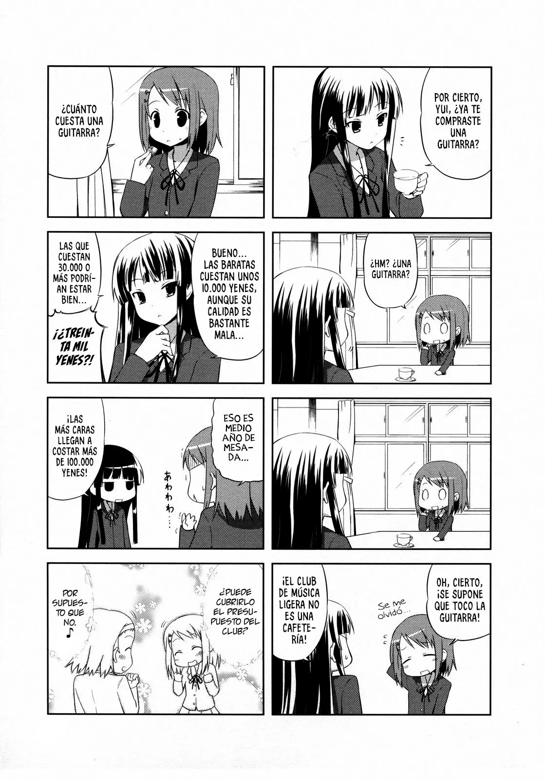 K-ON! capítulo 2, página 6