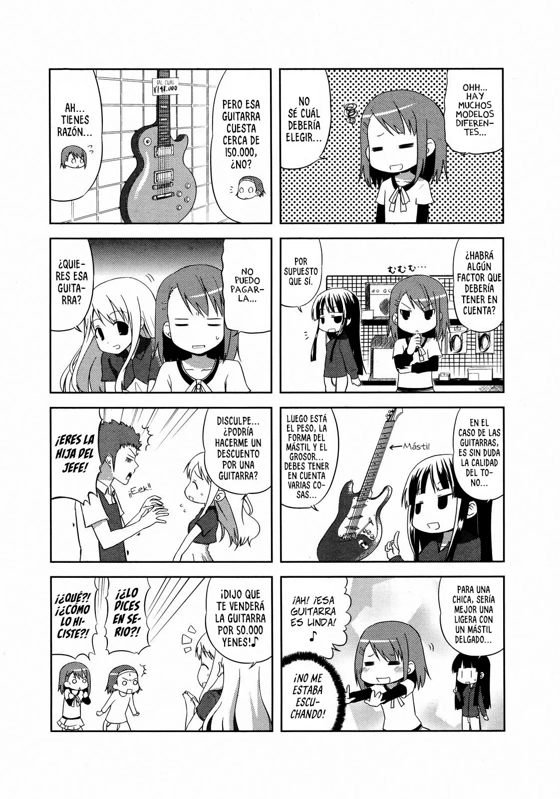 K-ON! capítulo 2, página 8