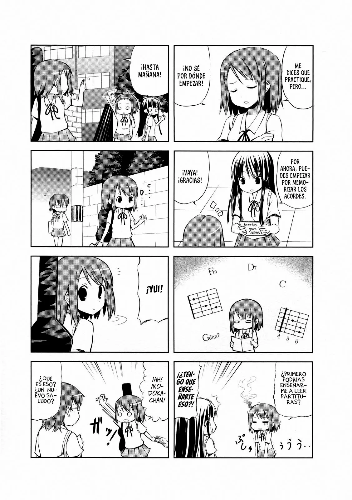K-ON! capítulo 3, página 8