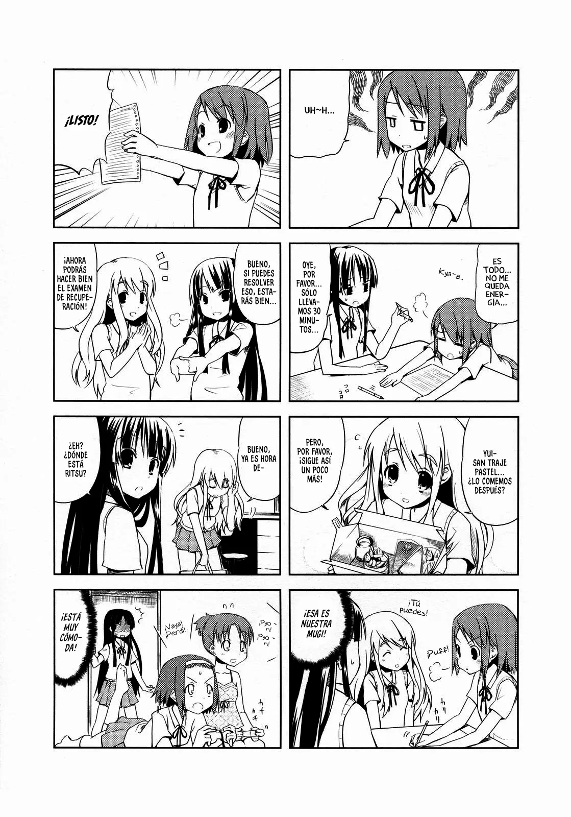 K-ON! capítulo 4, página 8