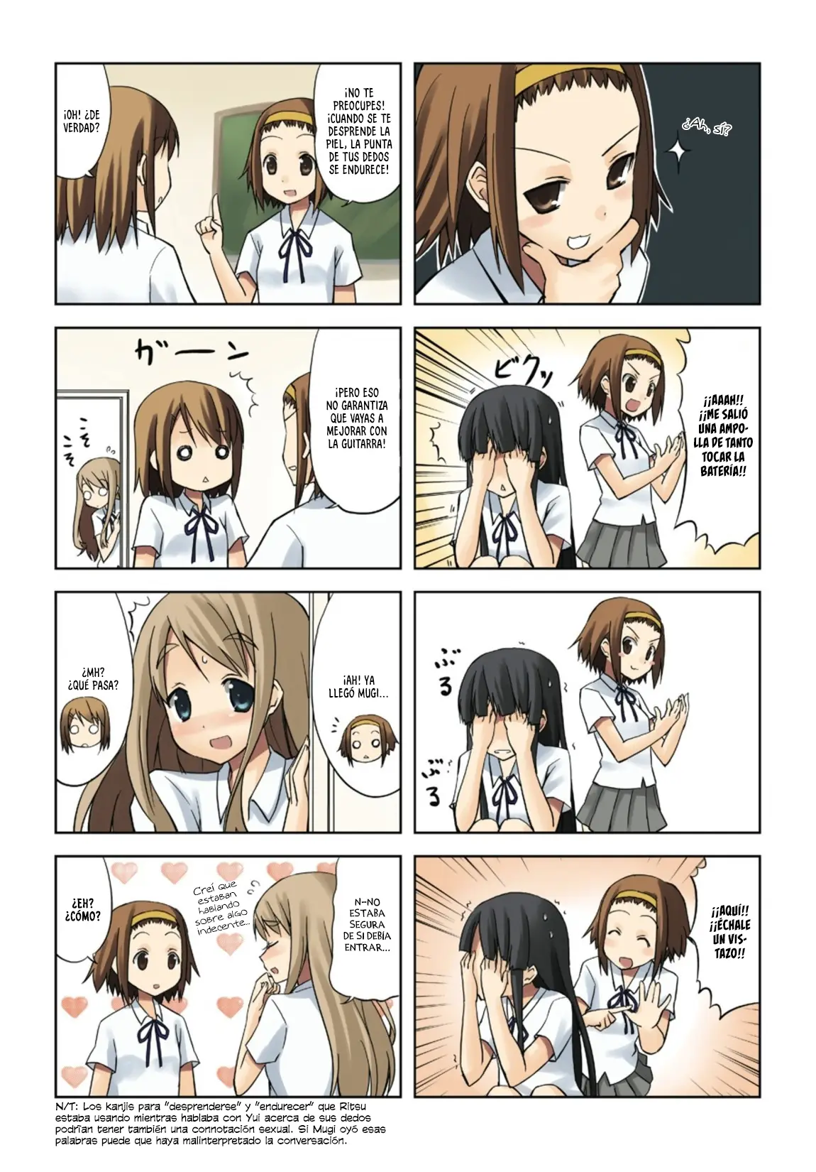 K-ON! capítulo 6, página 3