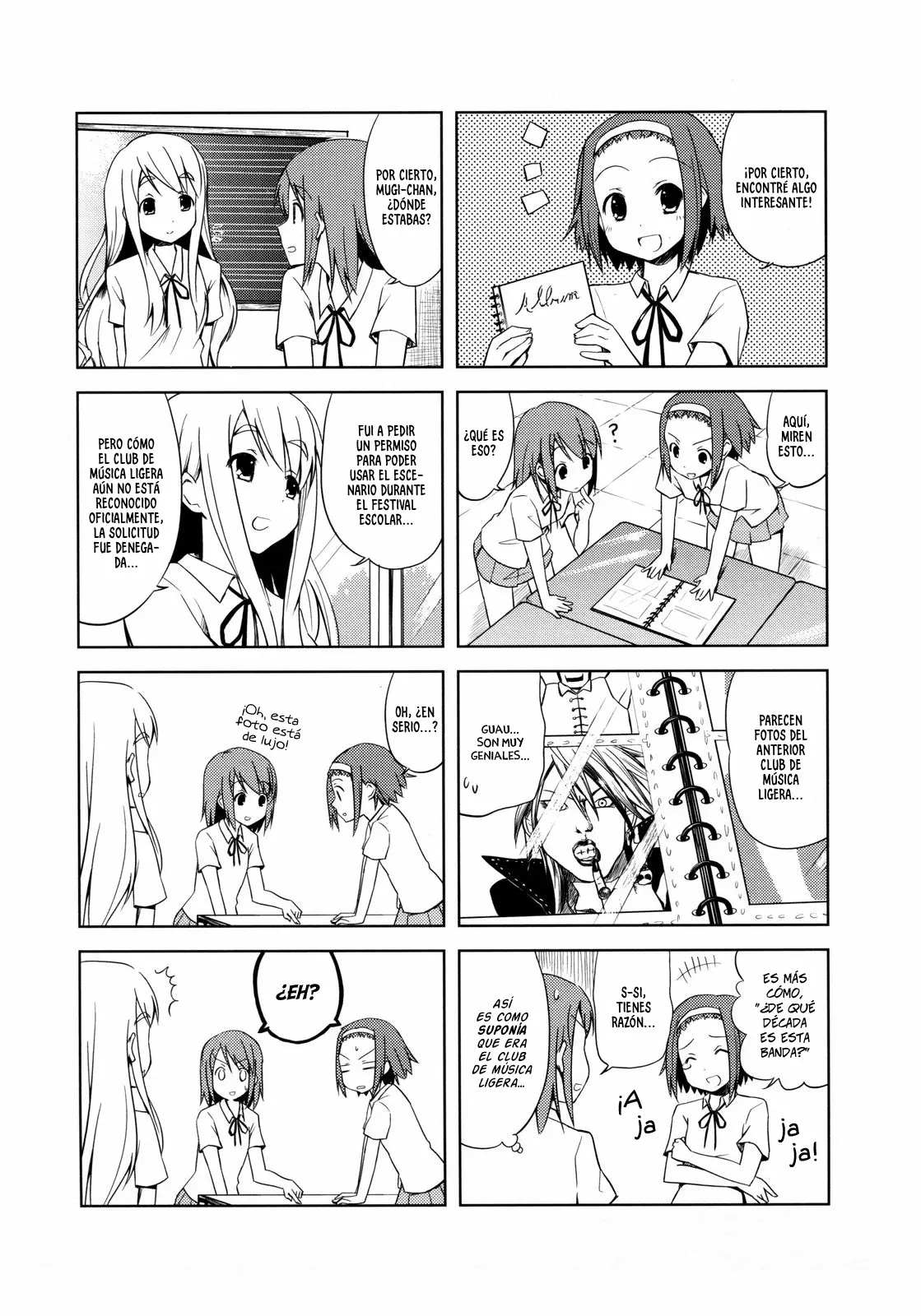 K-ON! capítulo 6, página 4