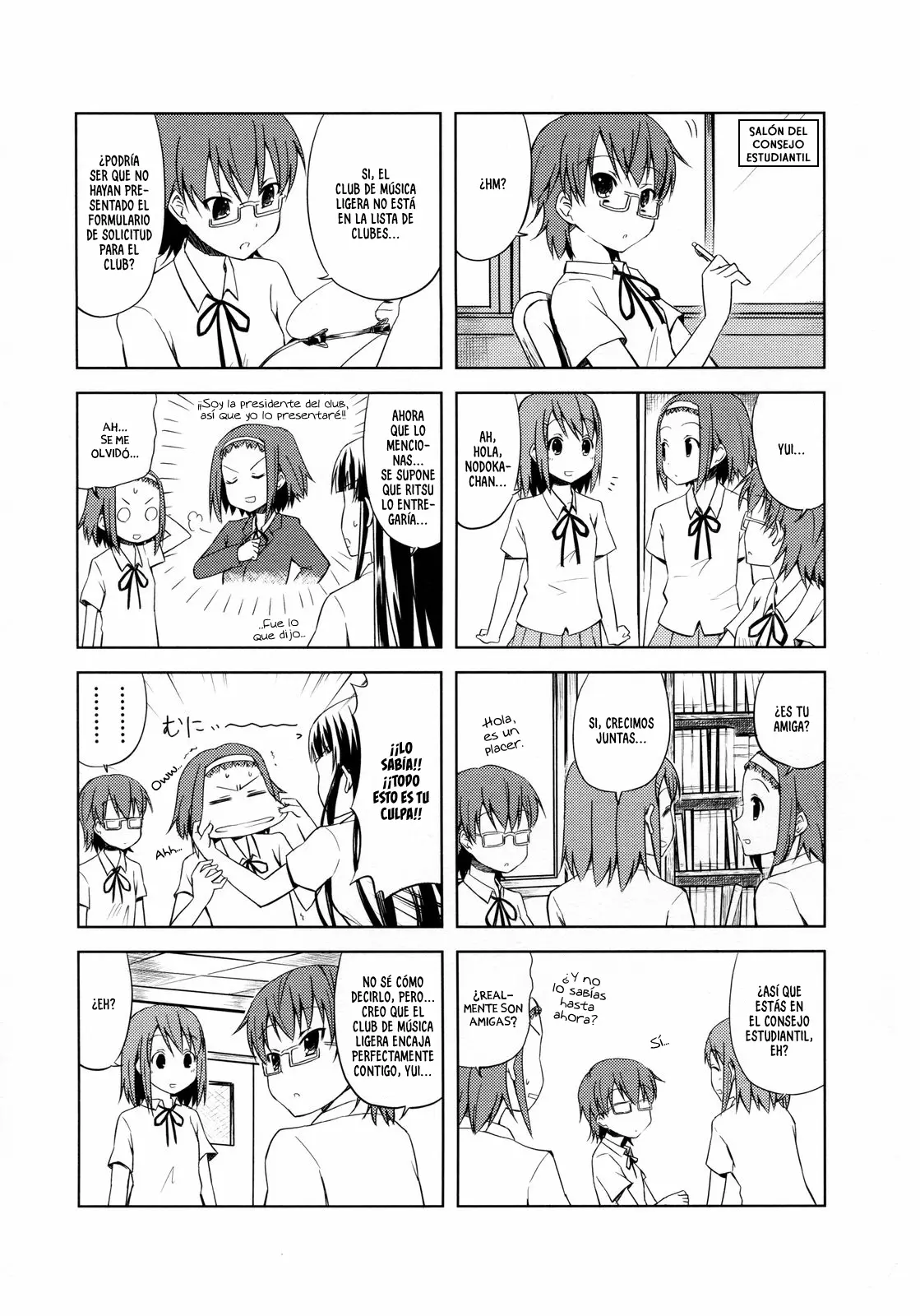 K-ON! capítulo 6, página 6