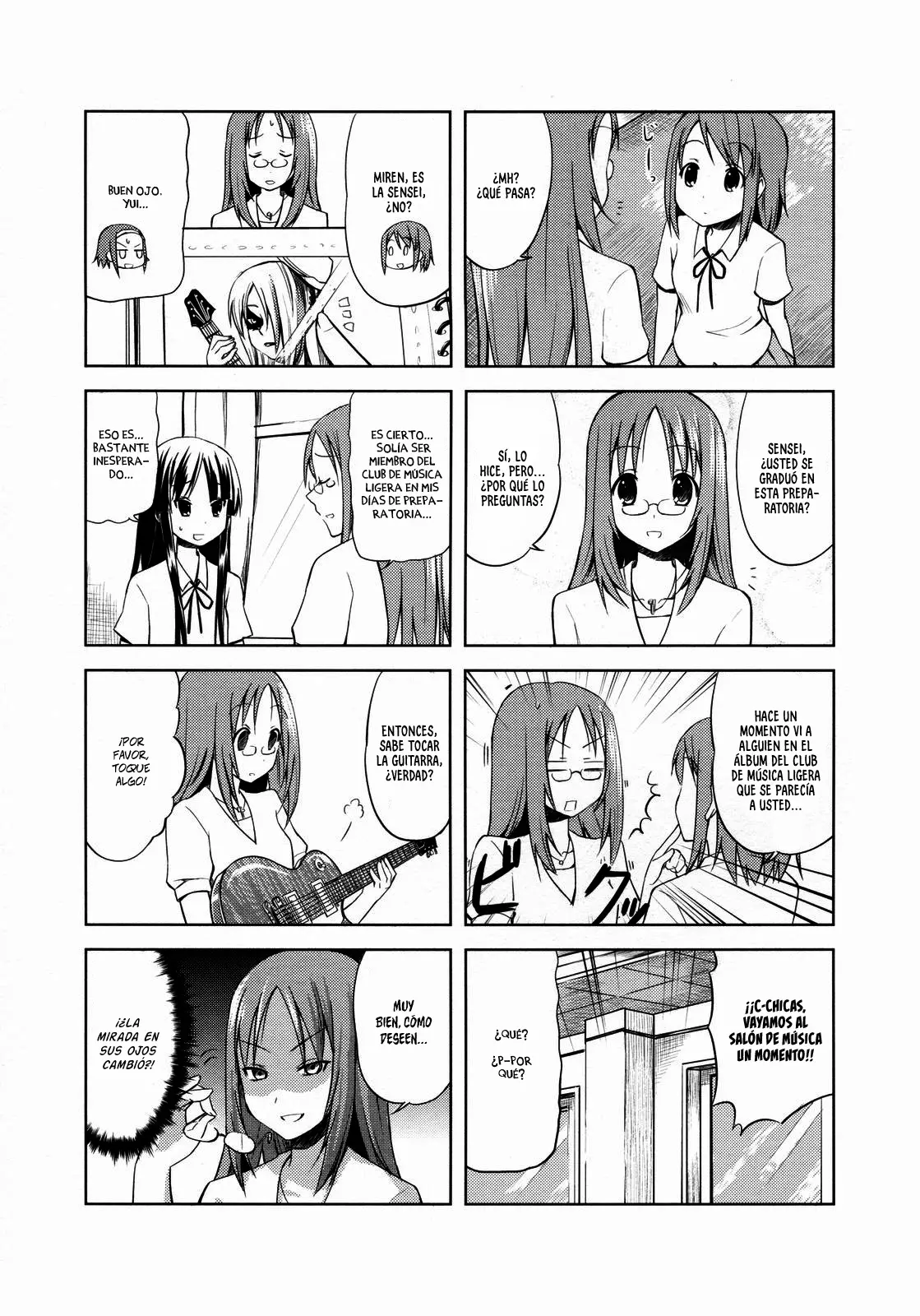 K-ON! capítulo 6, página 8