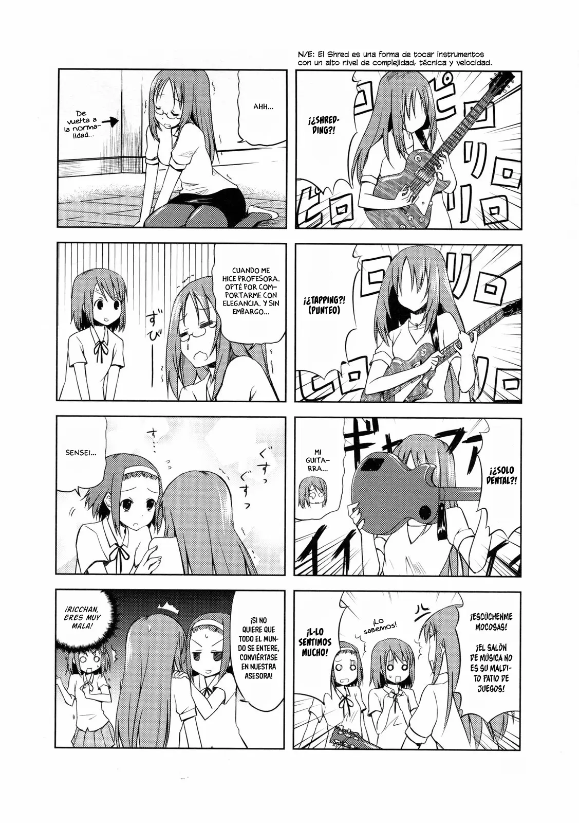 K-ON! capítulo 6, página 9