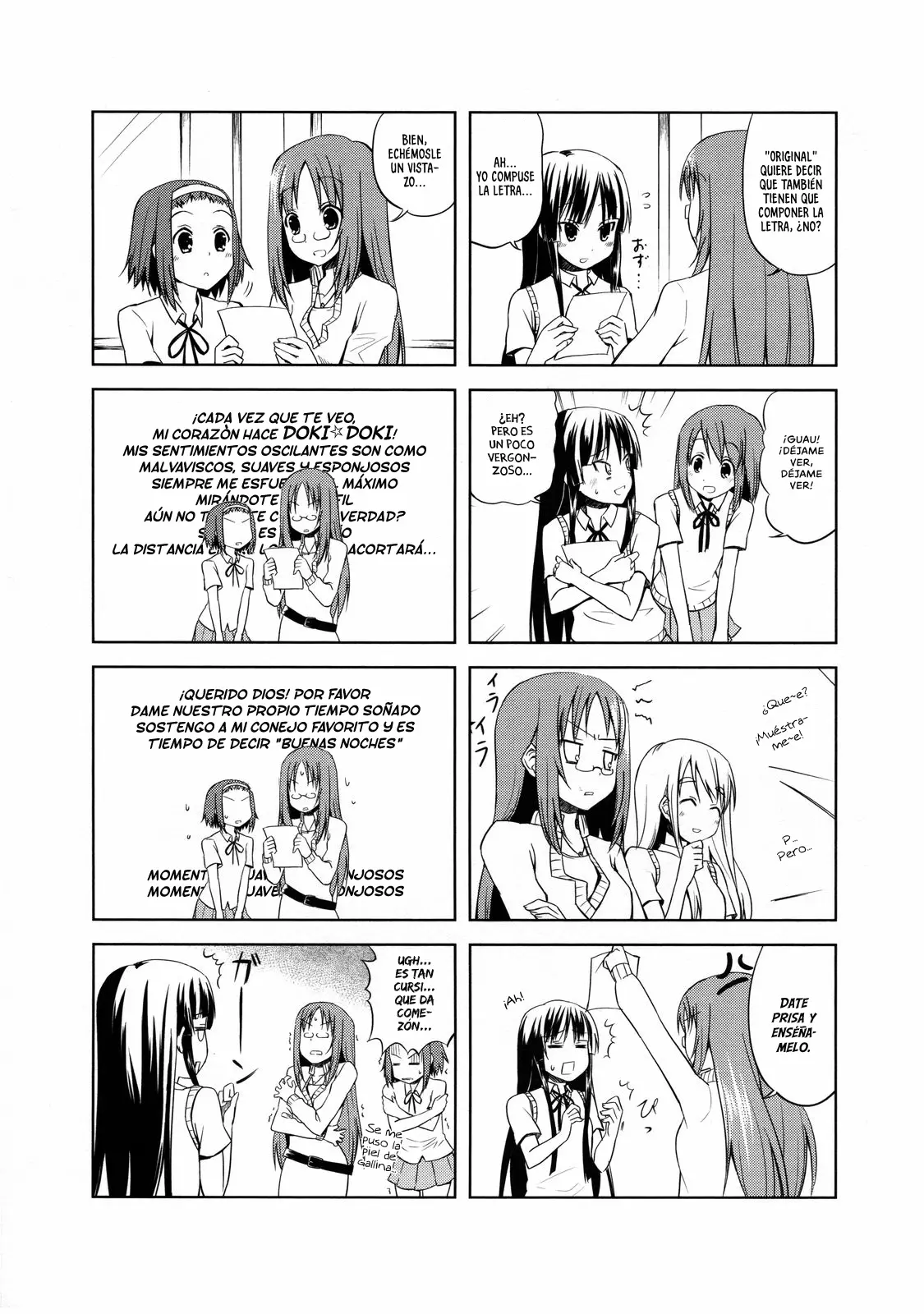 K-ON! capítulo 7, página 4