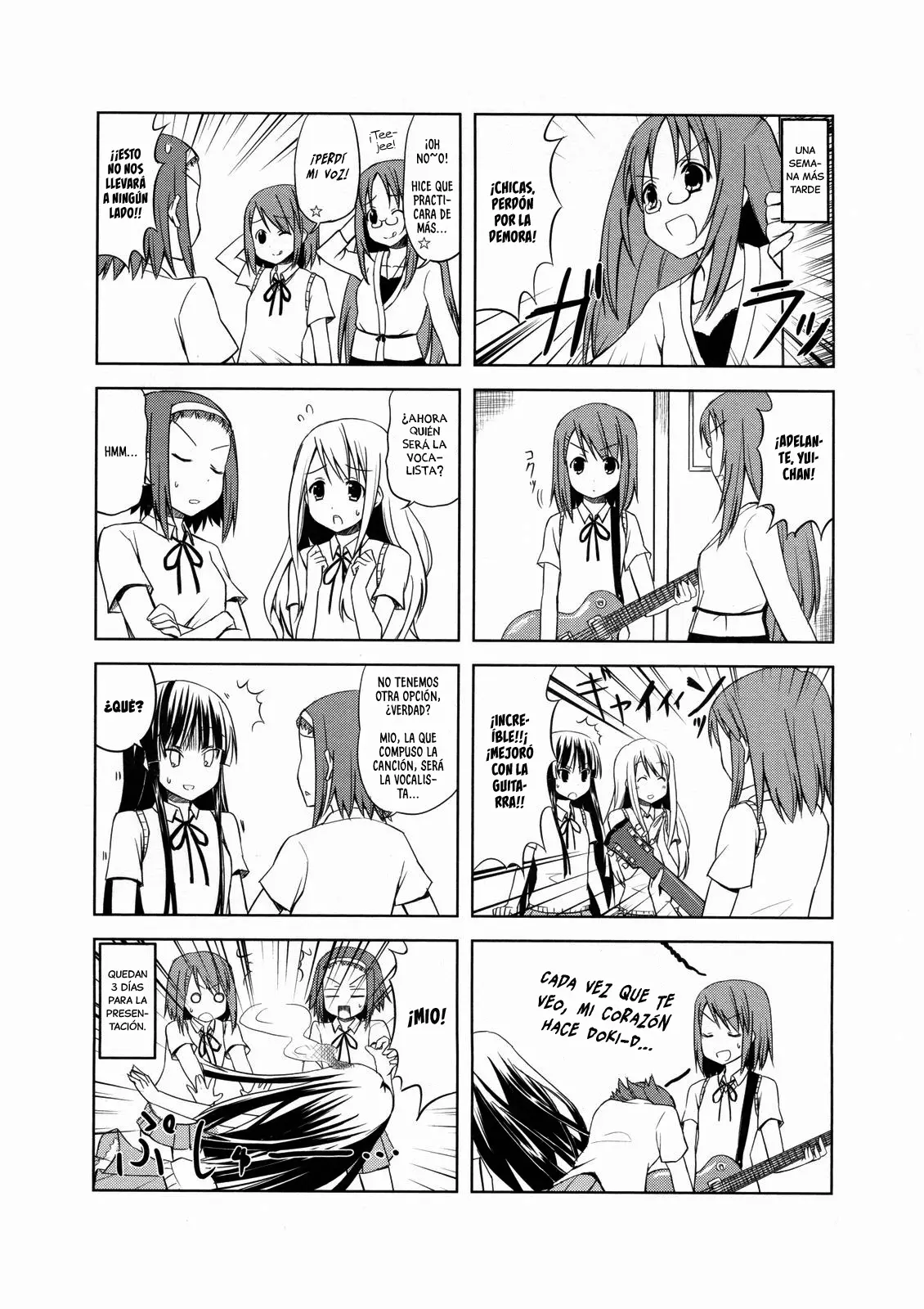 K-ON! capítulo 7, página 9