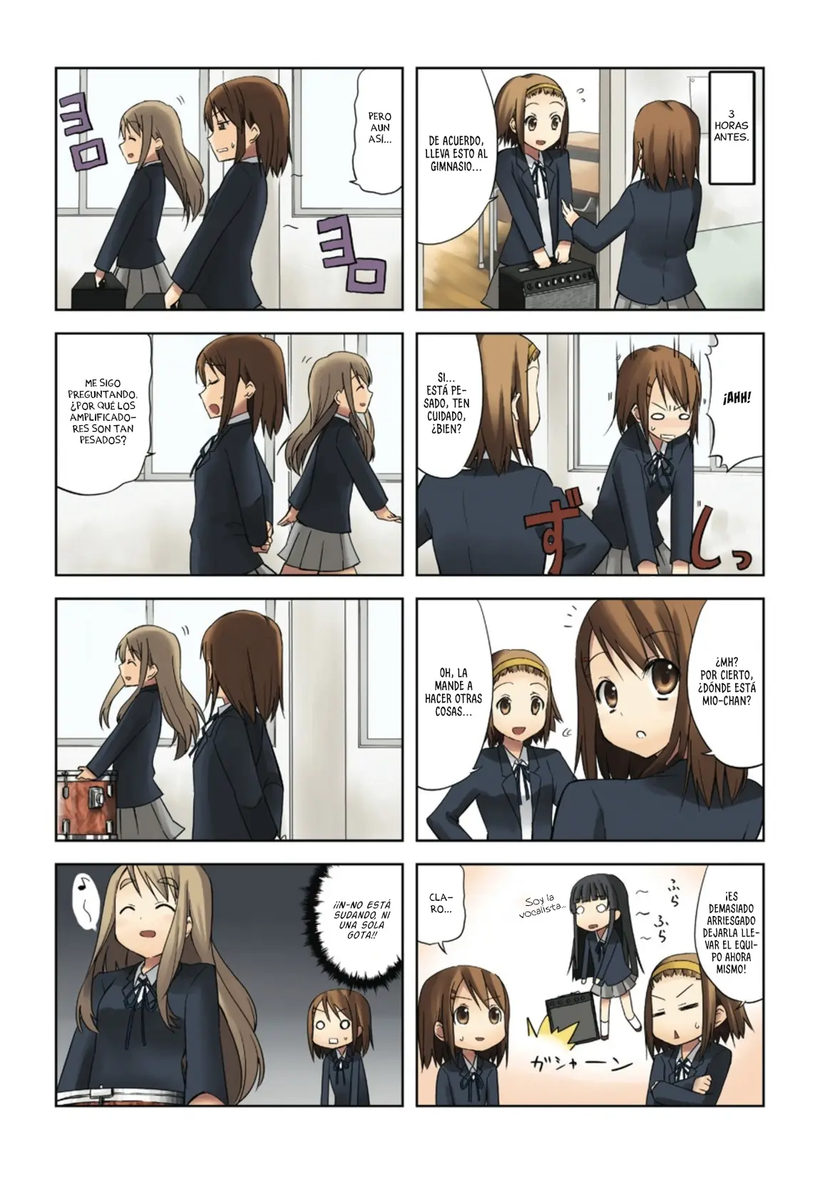 K-ON! capítulo 8, página 3