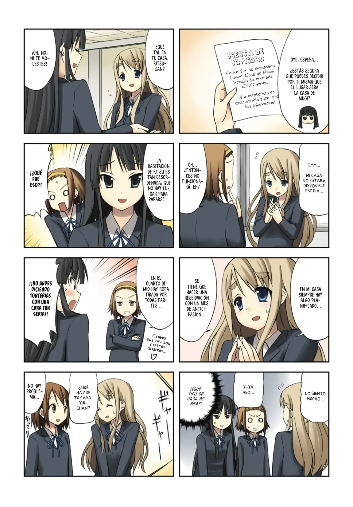 K-ON! capítulo 9, página 3