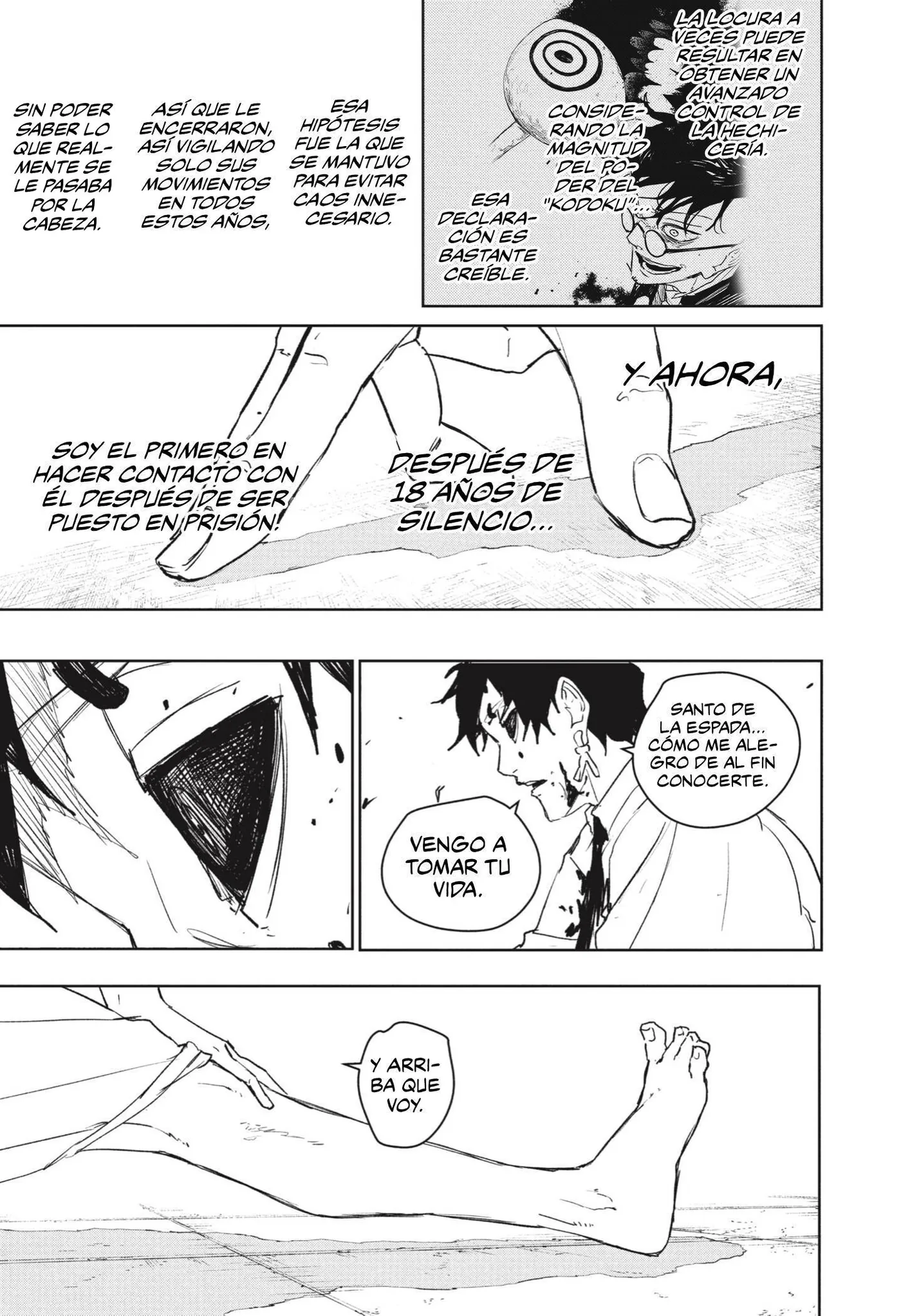 Kagurabachi capítulo 100, página 5