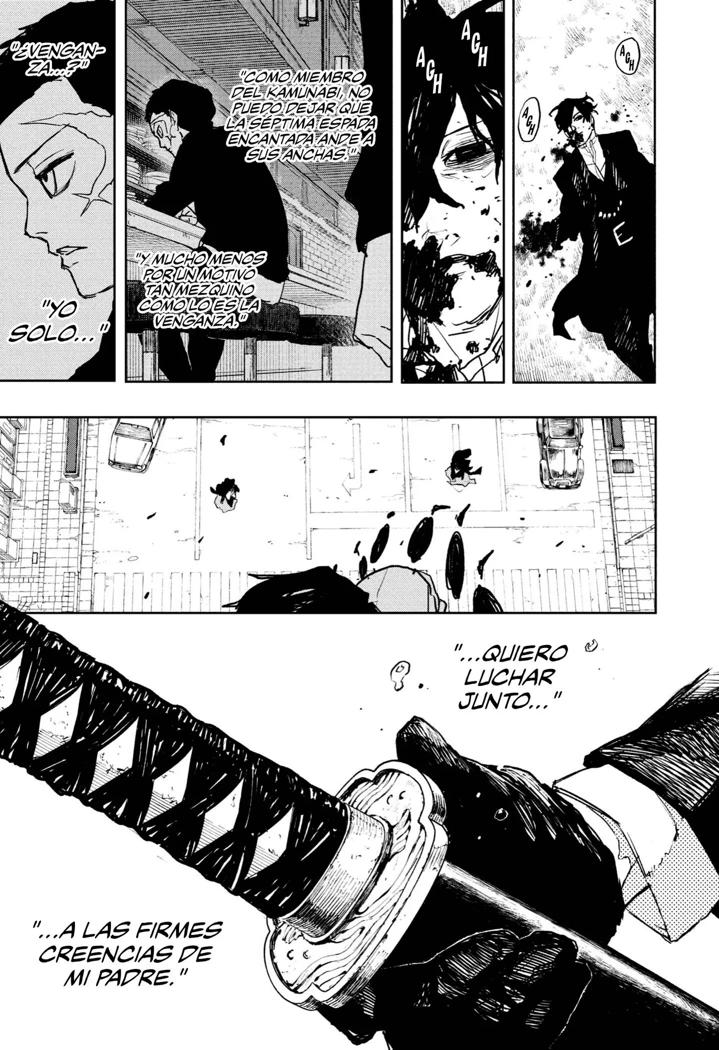 Kagurabachi capítulo 101, página 18