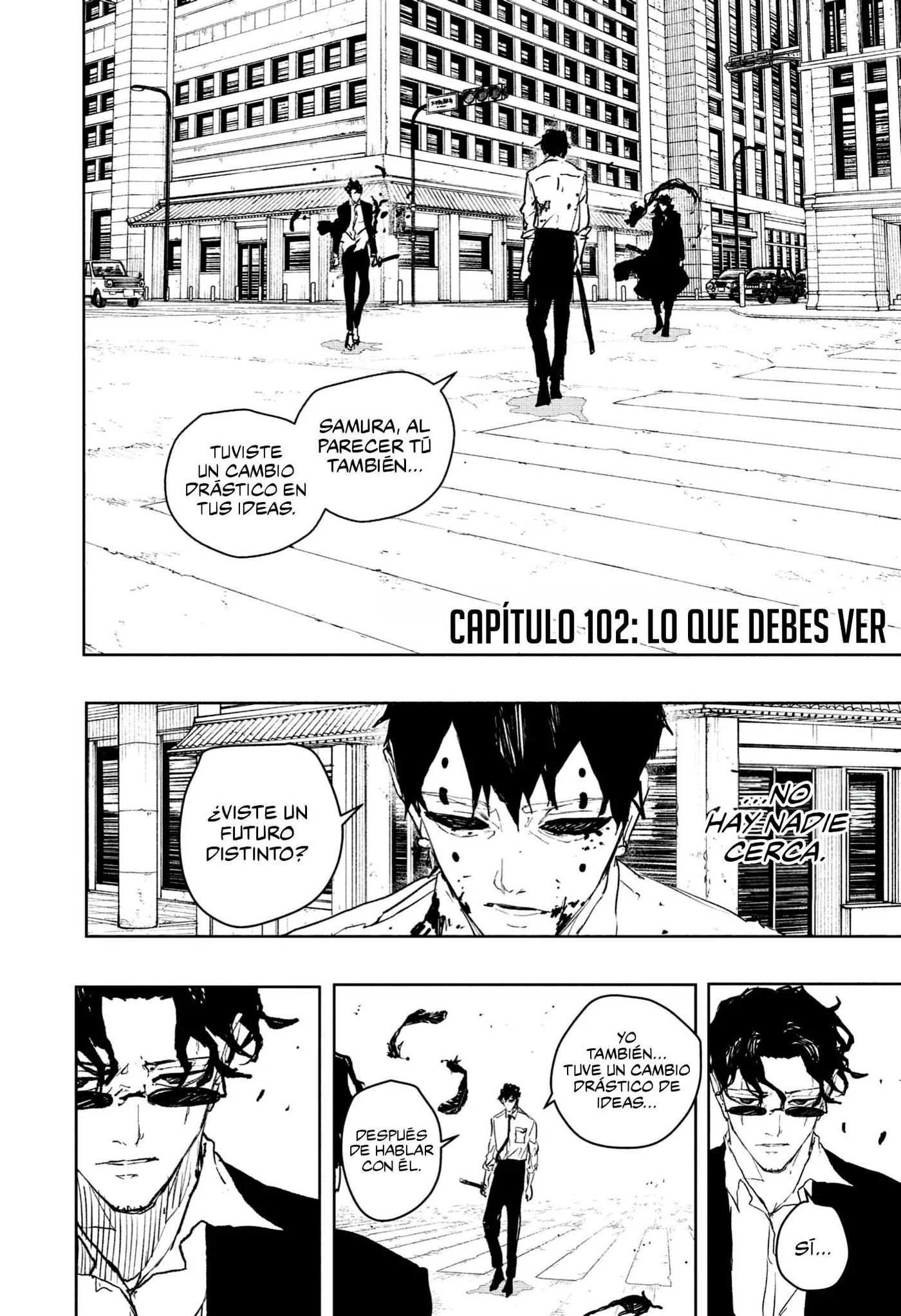 Kagurabachi capítulo 102, página 3