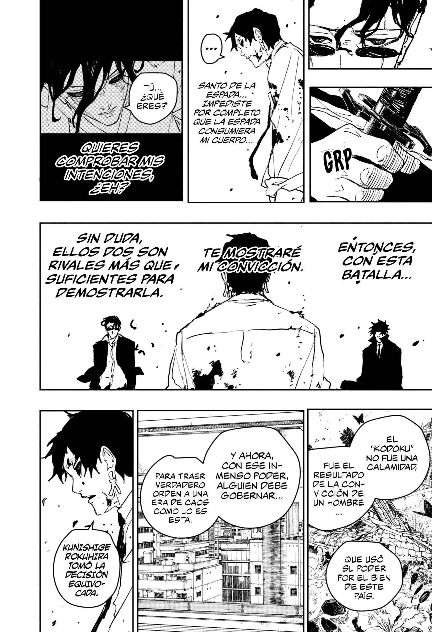 Kagurabachi capítulo 102, página 5