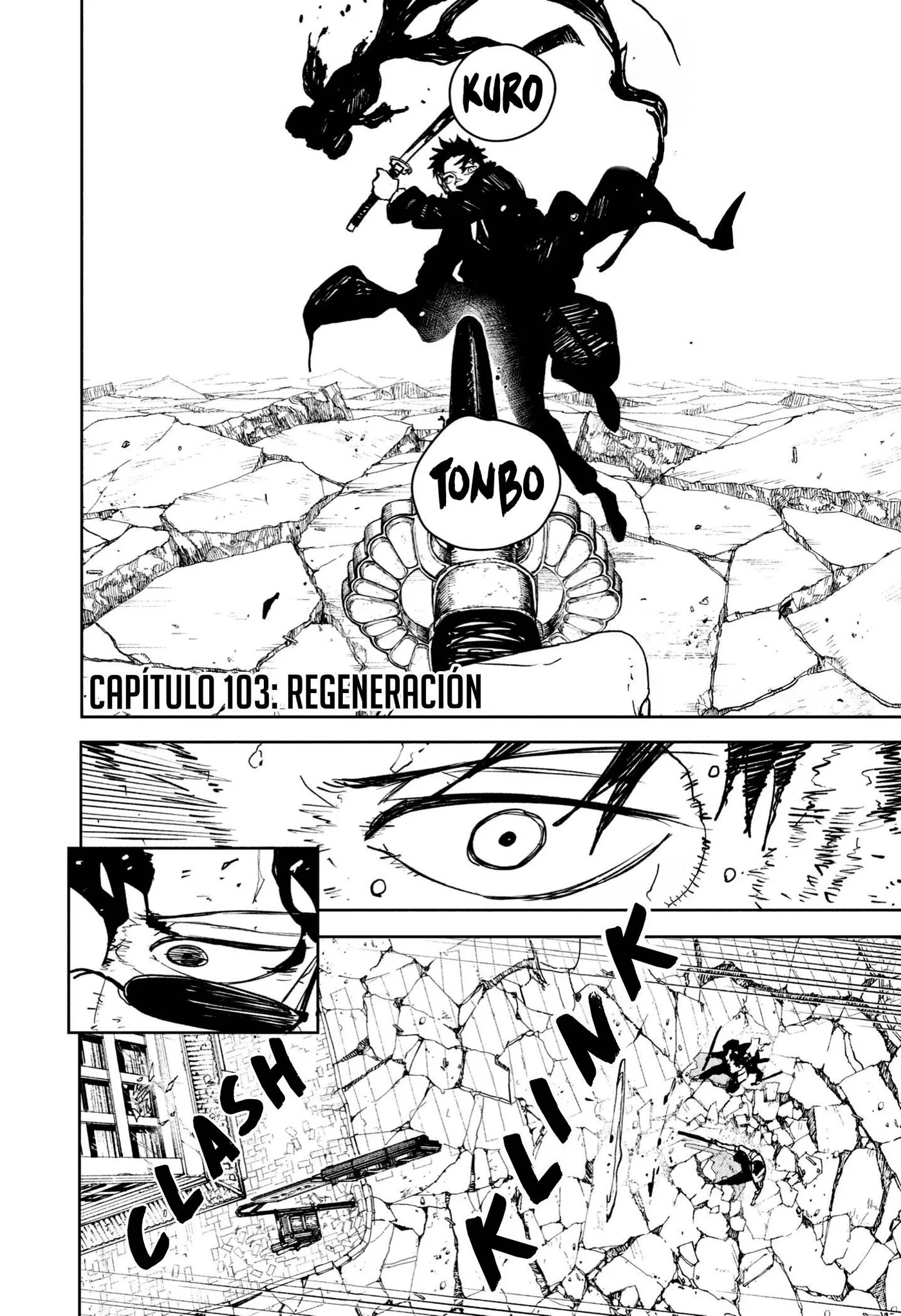Kagurabachi capítulo 103, página 3