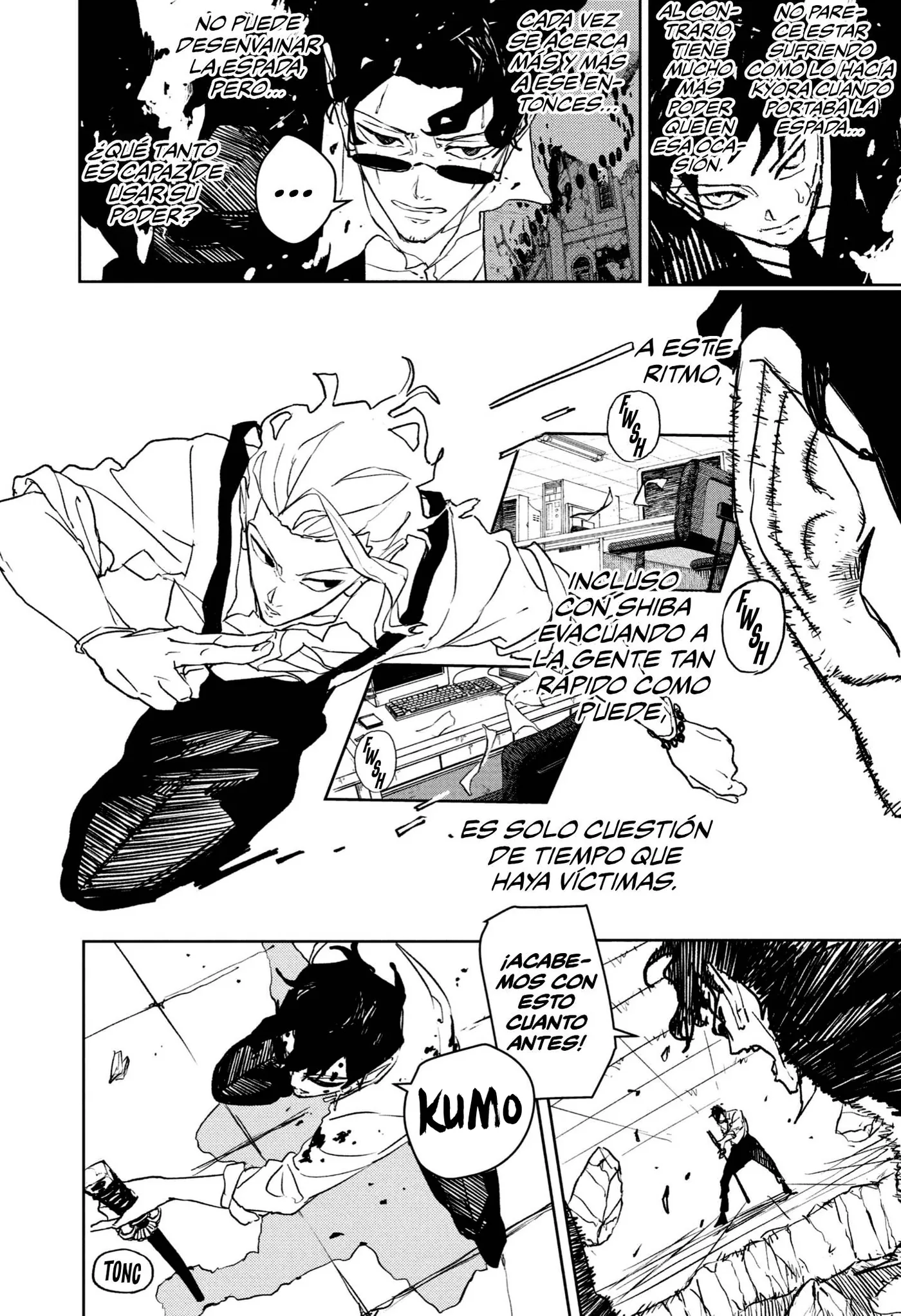 Kagurabachi capítulo 103, página 8