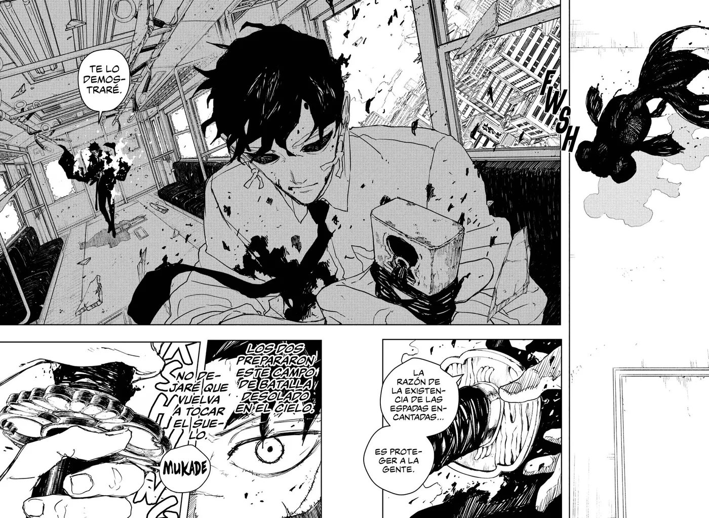 Kagurabachi capítulo 103, página 14