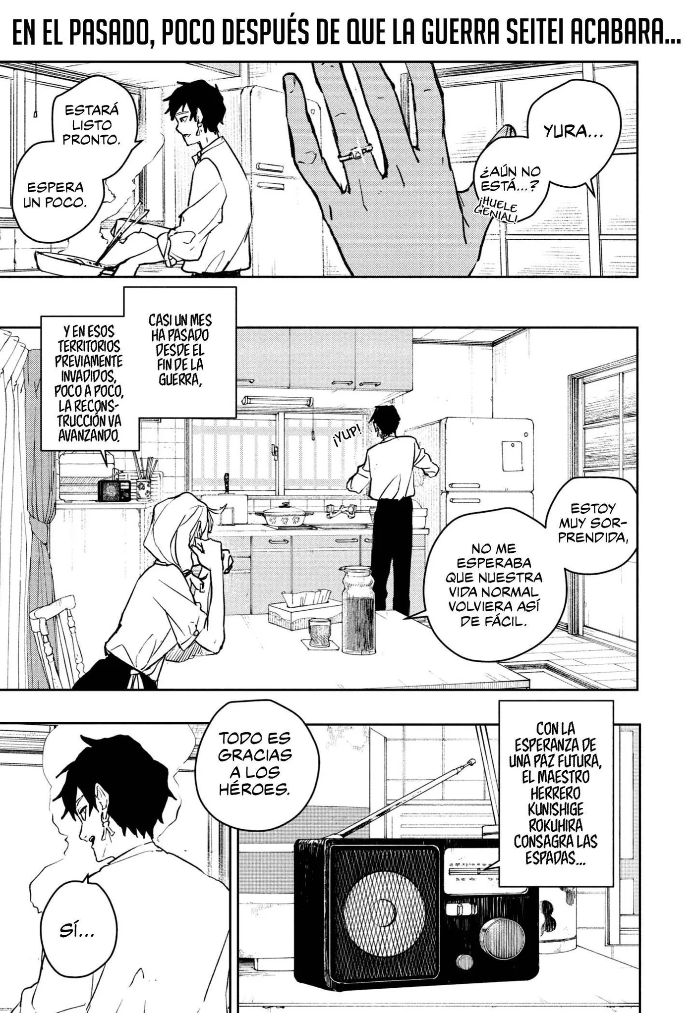 Kagurabachi capítulo 104, página 2