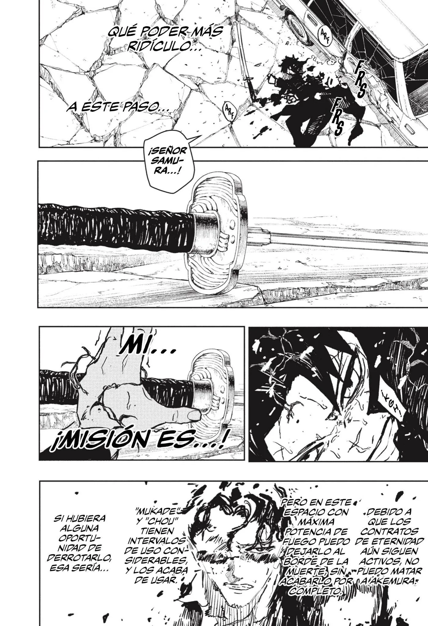 Kagurabachi capítulo 107, página 10